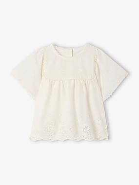 Blouse in Broderie Anglaise for Babies - vertbaudet enfant Blouse in Broderie Anglaise for Babies - vertbaudet enfant