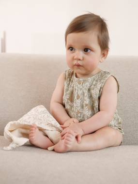 Printed baby playsuit - vertbaudet enfant Printed baby playsuit - vertbaudet enfant