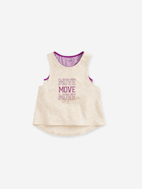 Pack of Tops + Sports Bra for Girls - vertbaudet enfant Girls-Pack of Tops + Sports Bra for Girls