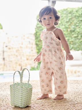Combinaison large en gaze de coton bébé - vertbaudet enfant