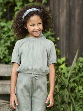 Tee-shirt blouse forme crop fille - vertbaudet enfant
