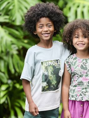 T-shirt tie & dye motif photoprint garçon - vertbaudet enfant Garçon-T-shirt, polo, sous-pull-T-shirt tie & dye motif photoprint garçon