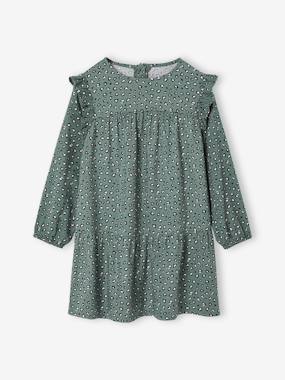 Robe imprimée à volants fille - vertbaudet enfant Fille-Robe imprimée à volants fille