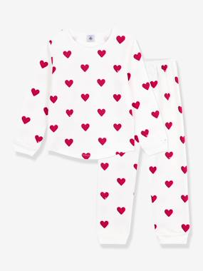 Pyjama enfant imprimé coeurs - vertbaudet enfant