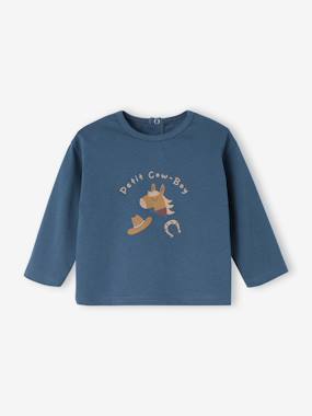 Long-sleeved baby t-shirt - vertbaudet enfant -Long-sleeved baby t-shirt