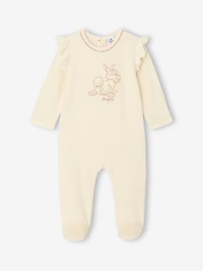 Velour Sleepsuit for Baby Girls, Thumper by Disney® - vertbaudet enfant Velour Sleepsuit for Baby Girls, Thumper by Disney® - vertbaudet enfant