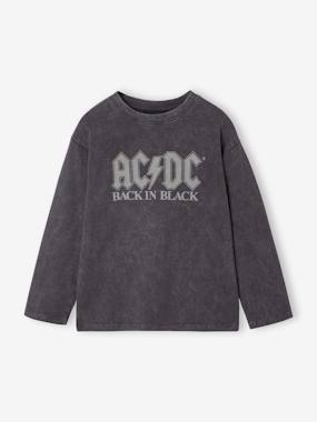 T-shirt manches longues AC DC garçon - vertbaudet enfant Garçon-T-shirt, polo, sous-pull-T-shirt manches longues AC DC garçon
