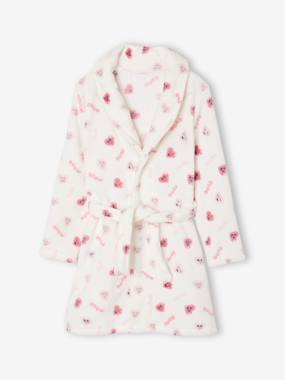 "Happy" Dressing Gown for Girls - vertbaudet enfant -"Happy" Dressing Gown for Girls