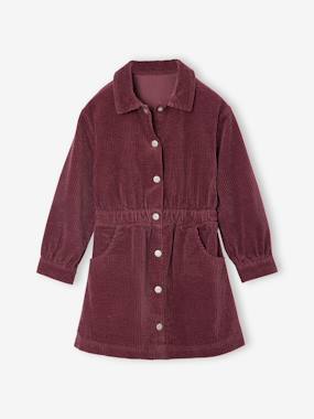 Corduroy Dress for Girls - vertbaudet enfant -Corduroy Dress for Girls