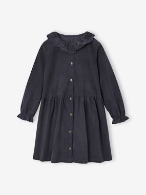 Corduroy Dress for Girls - vertbaudet enfant -Corduroy Dress for Girls