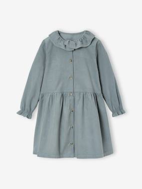 Robe en velours milleraies fille - vertbaudet enfant Fille-Robe en velours milleraies fille