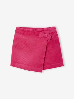 Jupe short fille velours - vertbaudet enfant Fille-Jupe short fille velours