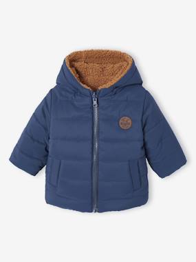 Reversible Hooded Lightweight Jacket for Girls - vertbaudet enfant Reversible Hooded Lightweight Jacket for Girls - vertbaudet enfant
