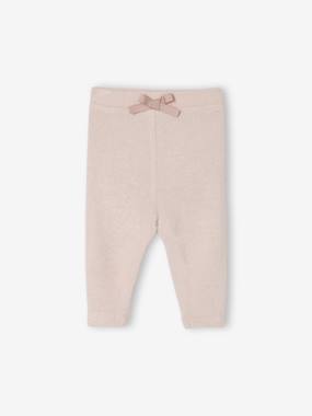 Knitted Trousers for Newborns - vertbaudet enfant Baby-Trousers & Jeans-Knitted Trousers for Newborns