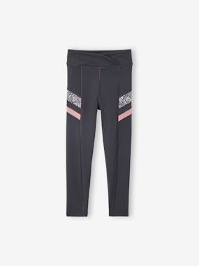 Legging technique sport fille bandes côté - vertbaudet enfant Legging technique sport fille bandes côté - vertbaudet enfant