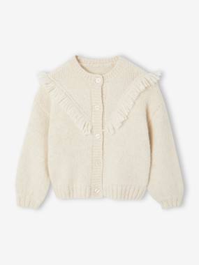 Fringed Cardigan for Girls - vertbaudet enfant -Fringed Cardigan for Girls