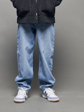 Loose Fit Jeans for Boys, JONEN - vertbaudet enfant Boys-Loose Fit Jeans for Boys, JONEN