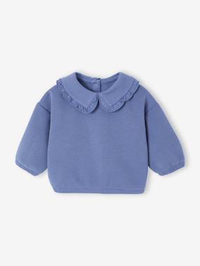 Sweat naissance effet denim - vertbaudet enfant