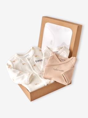 Set of 3 Items for Newborns: 1 Sleepsuit + 2 Bodysuits - vertbaudet enfant Set of 3 Items for Newborns: 1 Sleepsuit + 2 Bodysuits - vertbaudet enfant