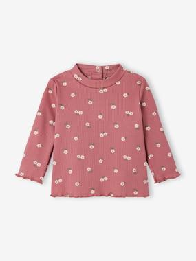 Printed long-sleeved baby t-shirt - vertbaudet enfant Printed long-sleeved baby t-shirt - vertbaudet enfant