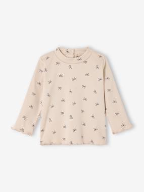 Printed long-sleeved baby t-shirt - vertbaudet enfant Printed long-sleeved baby t-shirt - vertbaudet enfant