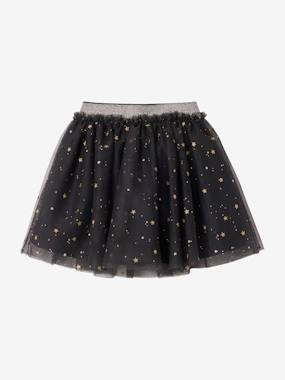 Girl's Christmas skirt in star-studded tulle - vertbaudet enfant -Girl's Christmas skirt in star-studded tulle