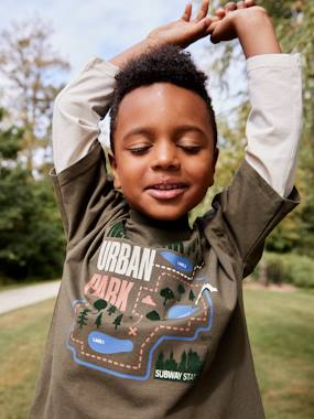 T-shirt effet 2 en 1 garçon - vertbaudet enfant Garçon-T-shirt, polo, sous-pull-T-shirt effet 2 en 1 garçon