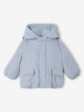 Lightweight jacket with polar fleece lining and hood - vertbaudet enfant Lightweight jacket with polar fleece lining and hood - vertbaudet enfant