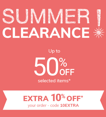 Summer Clearance! Up to 50% off selected items* & Extra 10% off your order - code 10EXTRA