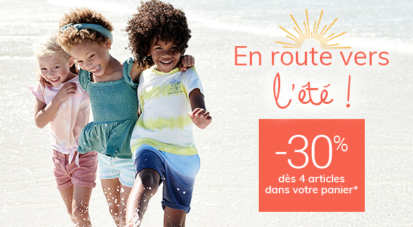 En route vers l'ètè : -30% dès 4 articles dans votre panier*