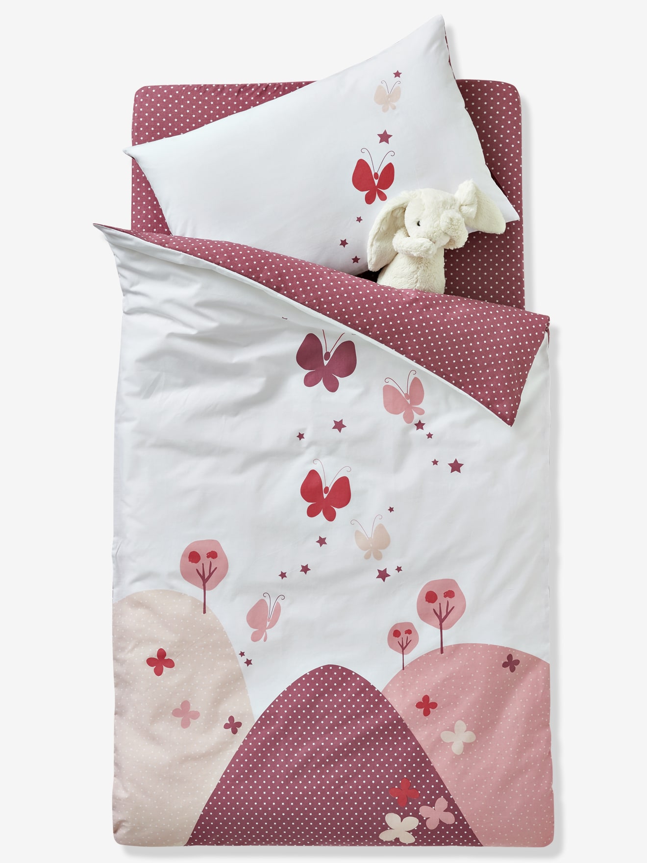 Baby Duvet Cover Spring White Light Solid With Design Bedding