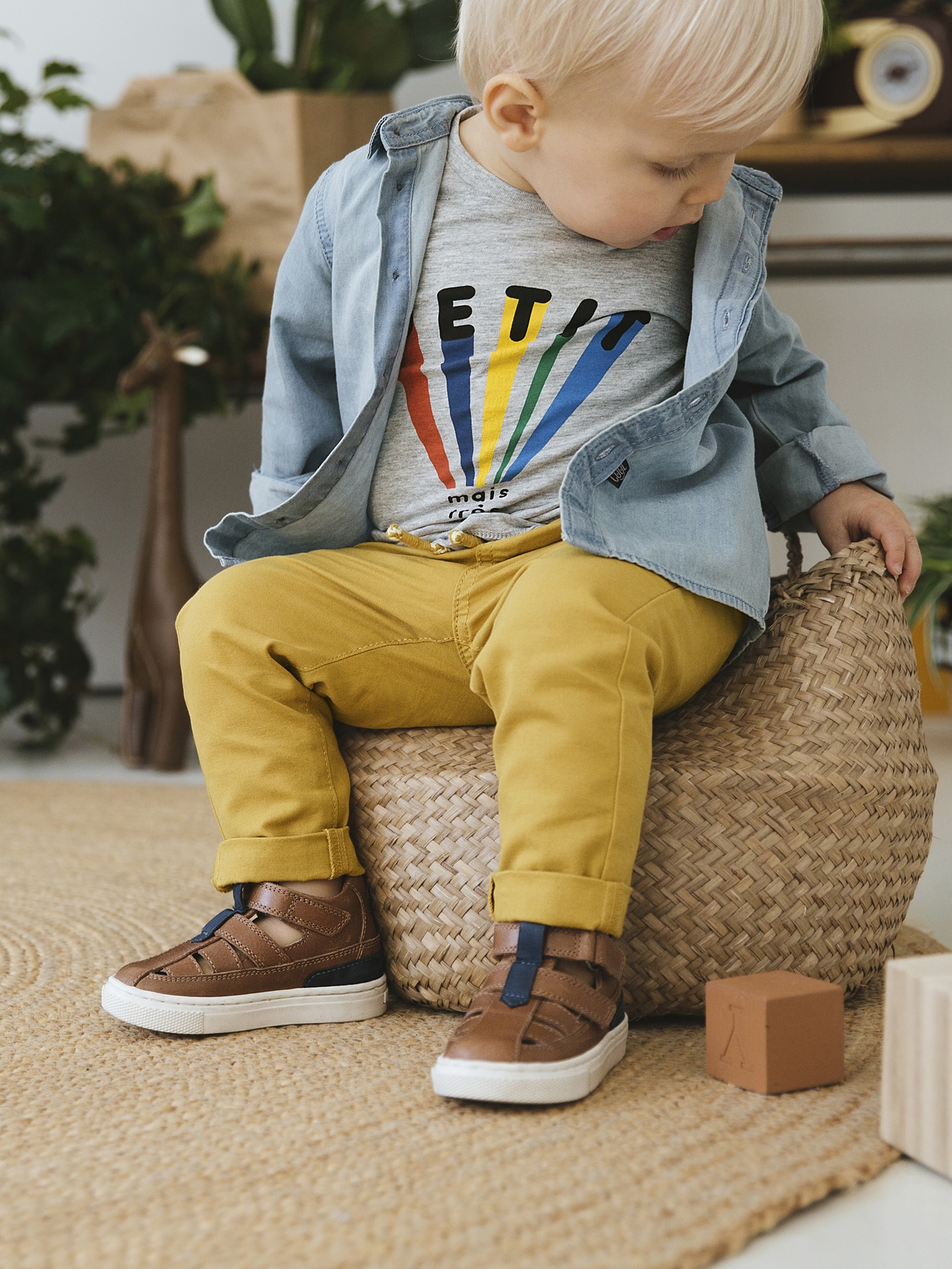 baby boy denim shirt