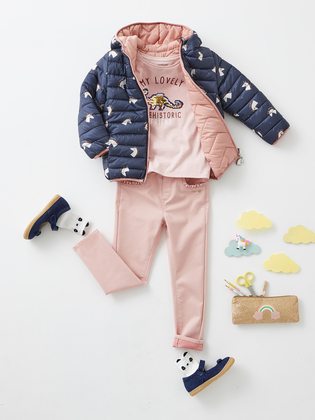 doudoune licorne fille