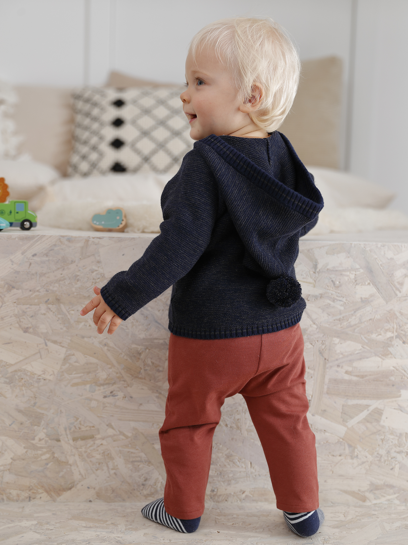 baby boy grey jumper