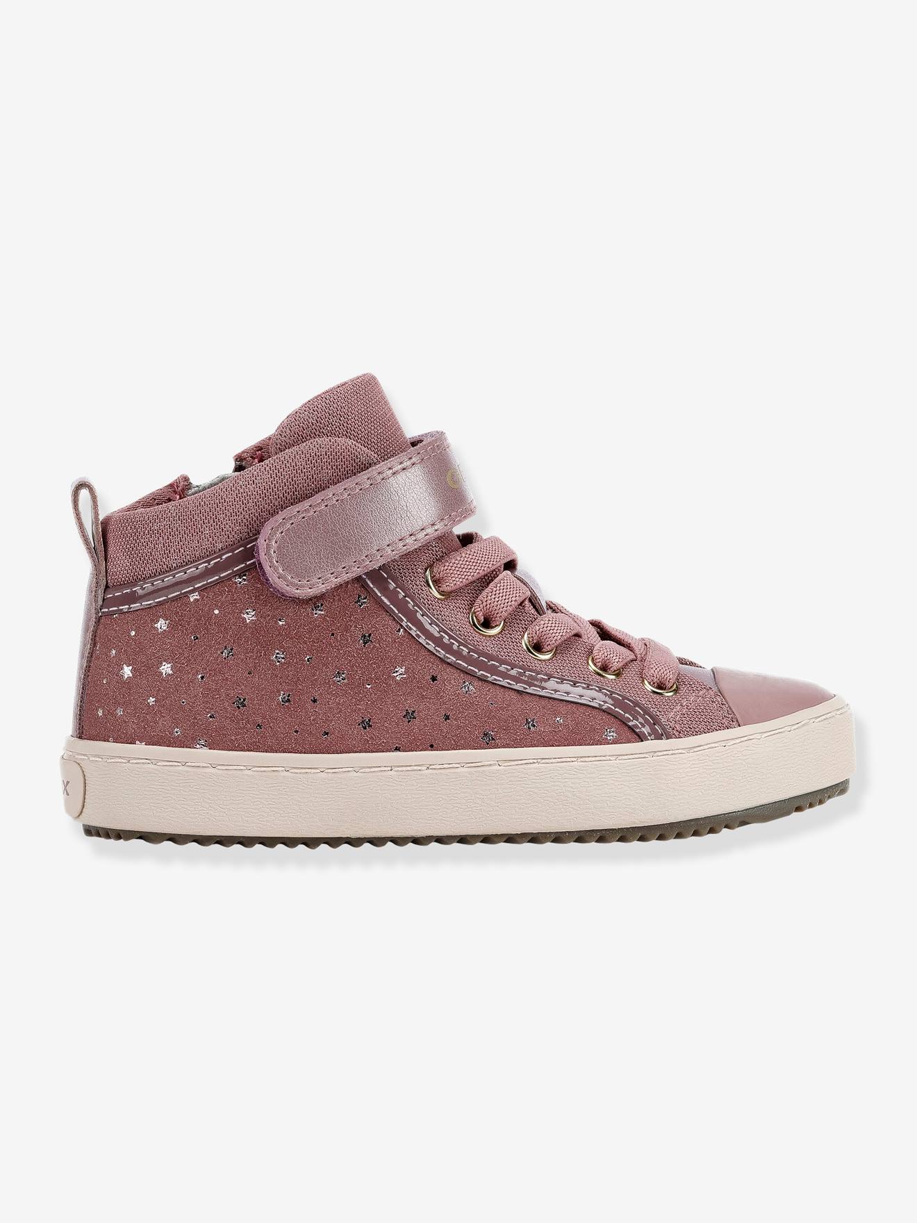 Kalispera Girl I High Top Trainers For Girls By Geox Pink Medium Solid With Desig Shoes