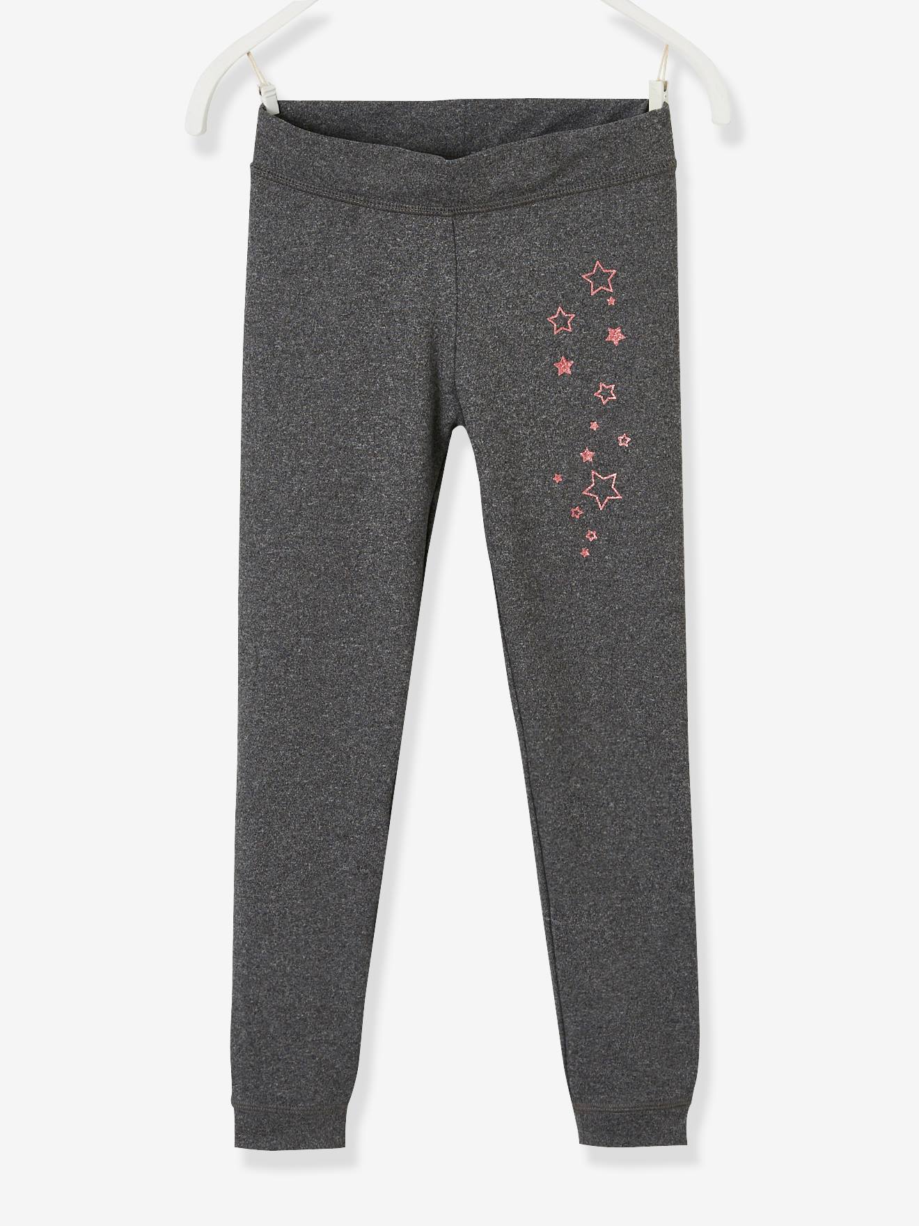 girls black sports leggings