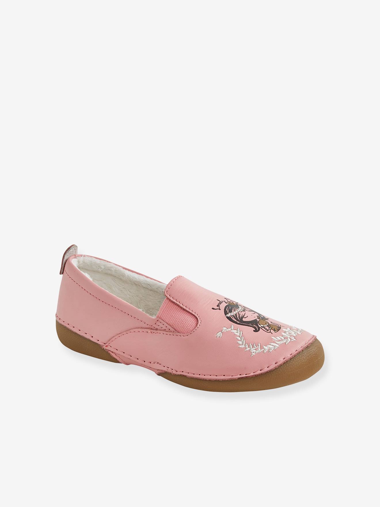 leather slippers for girls