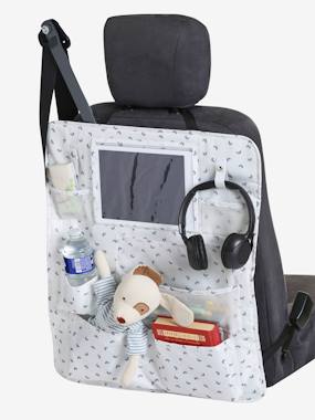 Organisateur De Siège Auto Pliable - Avec Séparation Détachable Et Fixation Par Ceinture, Pour Rangement Voiture
