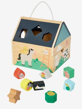 Toys-Baby & Pre-School Toys-Early Learning & Sensory Toys-House with Wooden Shapes - FSC® Certified