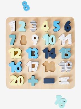Toys-Educational Games-Numbers Puzzle - FSC® Certified Wood
