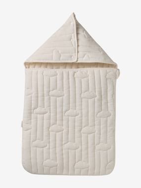VERTBAUDET Nid D'Ange 2-en-1 Transformable Quilté Gris – Nid + Tapis à Langer Nomade Pour Bébé