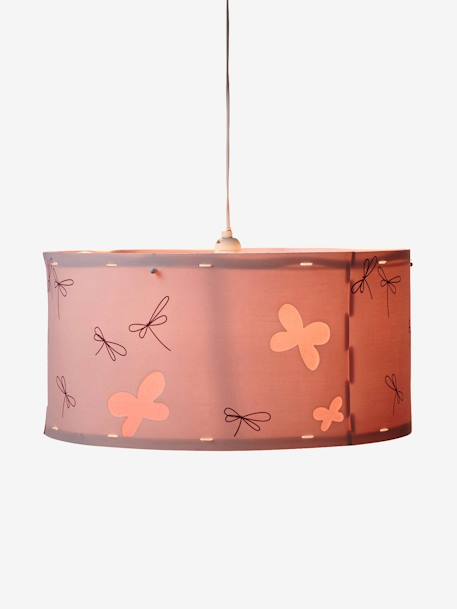 Butteflies & Dragonflies Ceiling Lampshade White - vertbaudet enfant 