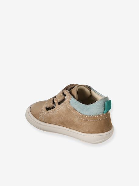 Chaussures premiers pas bébé velcro beige+bleu+bleu électrique+bleu océan+chocolat+lot beige+lot marron+lot vert+marron+ocre+vert+vert sauge - vertbaudet enfant 