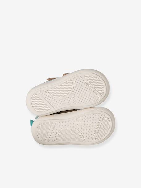 Chaussures premiers pas bébé velcro beige+bleu+bleu électrique+bleu océan+chocolat+lot beige+lot marron+lot vert+marron+ocre+vert+vert sauge - vertbaudet enfant 