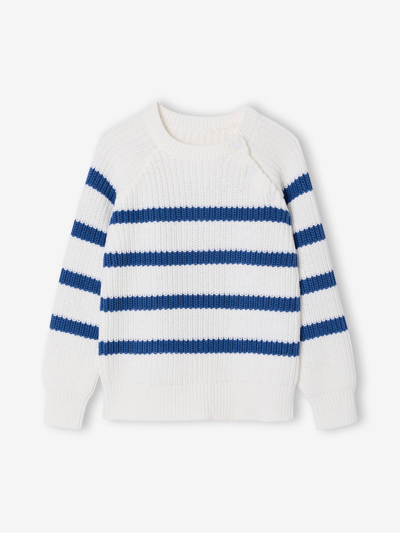 Pull rayé à clous couloer blanc et noir | Liu Jo