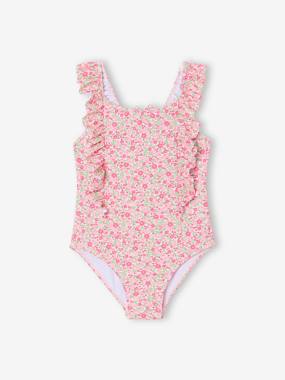Fille-Maillot de bain-Maillot une pièce-Maillot de bain fille à fleurs