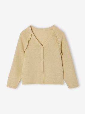 -Cardigan with Ruffles for Girls 