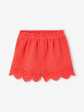 Cotton Gauze Shorts for Girls  - vertbaudet enfant