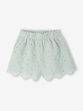 English embroidery short for baby girls  - vertbaudet enfant