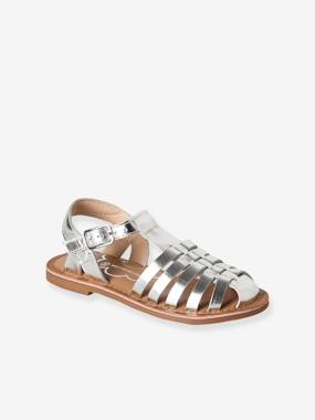 Shoes-Leather Sandals for Children, Designed for Autonomy